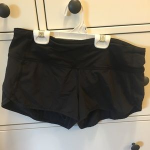 lululemon short speed shorts